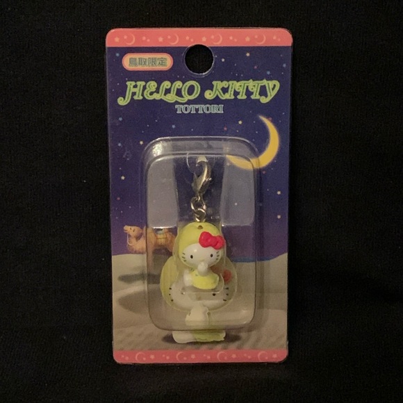 Hello Kitty Tottori Gotochi Netsuke Charm 2002 NWT